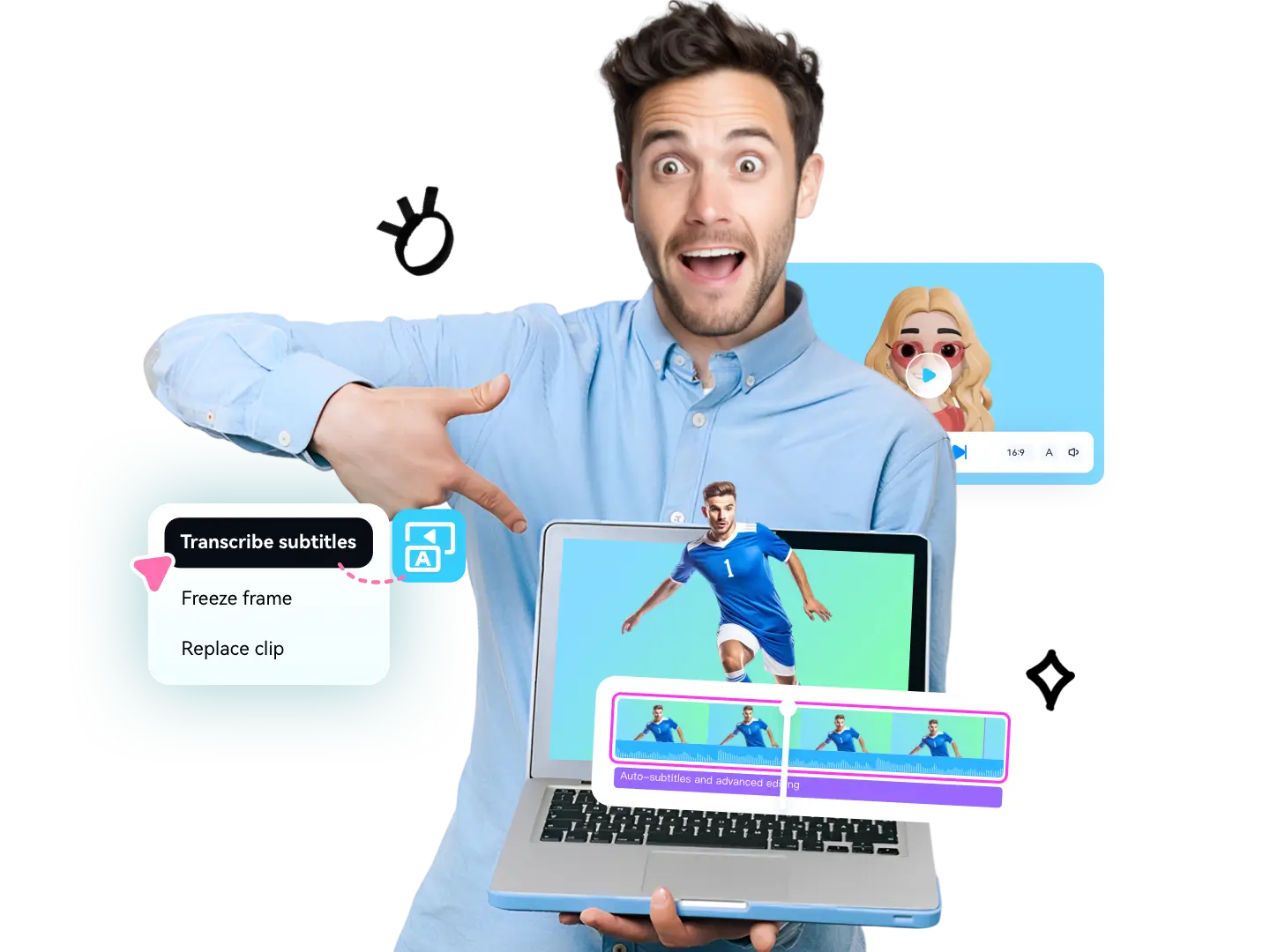 transcribe subtitles with ai